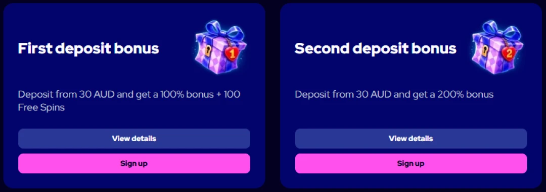 Charmius casino bonus